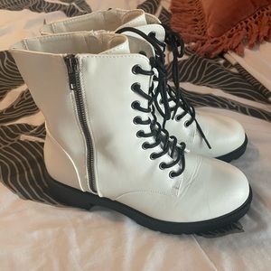 Torrid white boots